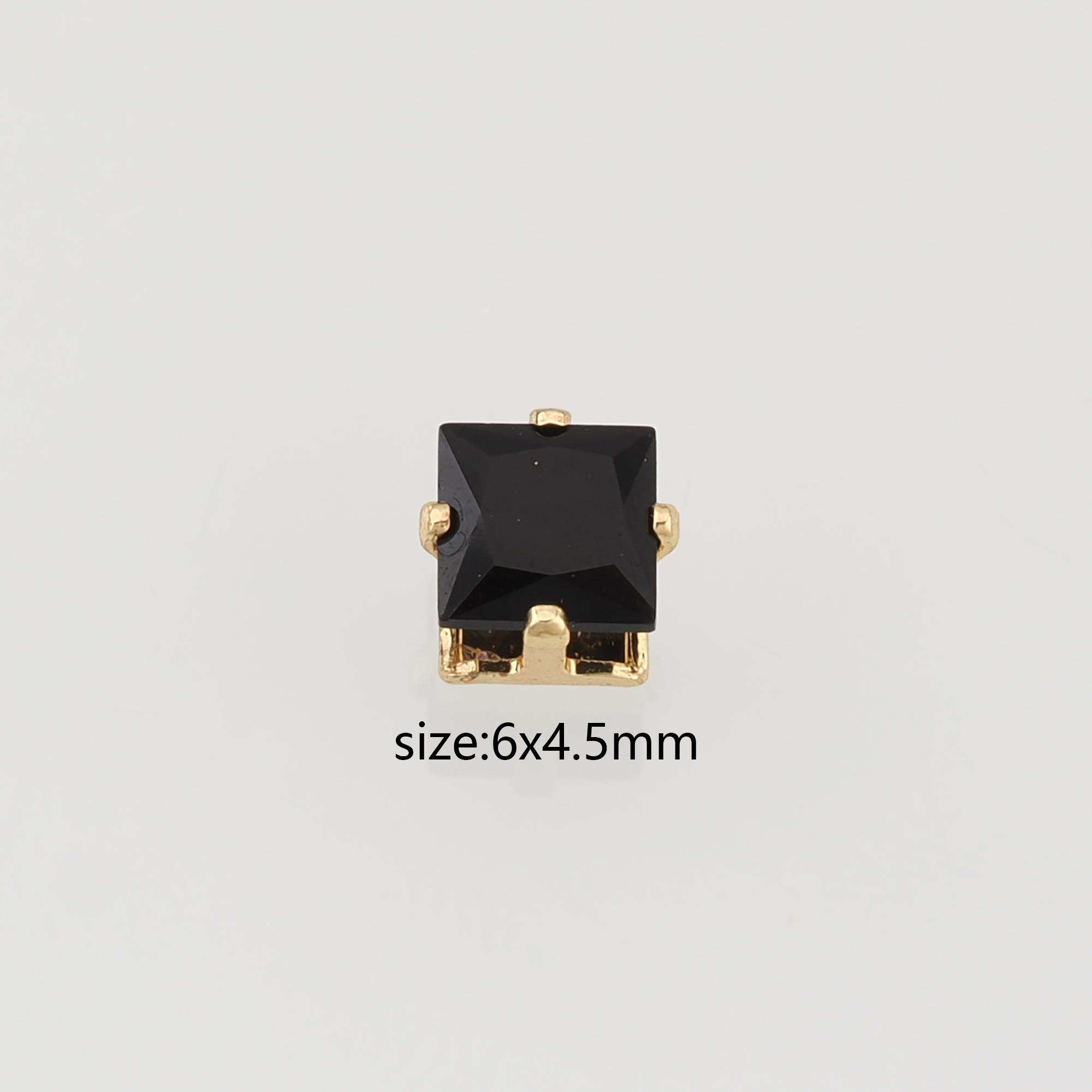 18K Gold Filled Square Spacer Beads,Zircon Square Bead,Dainty Bead  for Bracelet Jewelry Necklace Making Supply