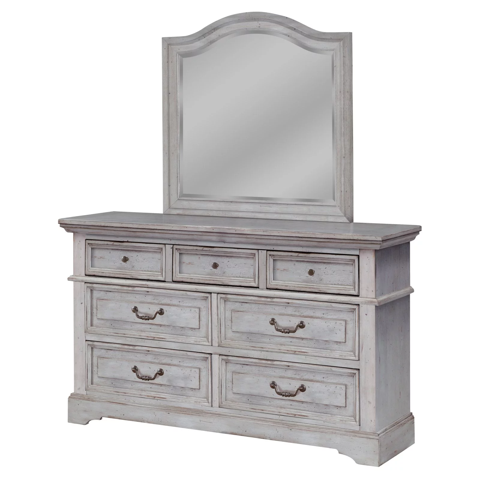 American Woodcrafters Stonebrook 7 Drawer Dresser