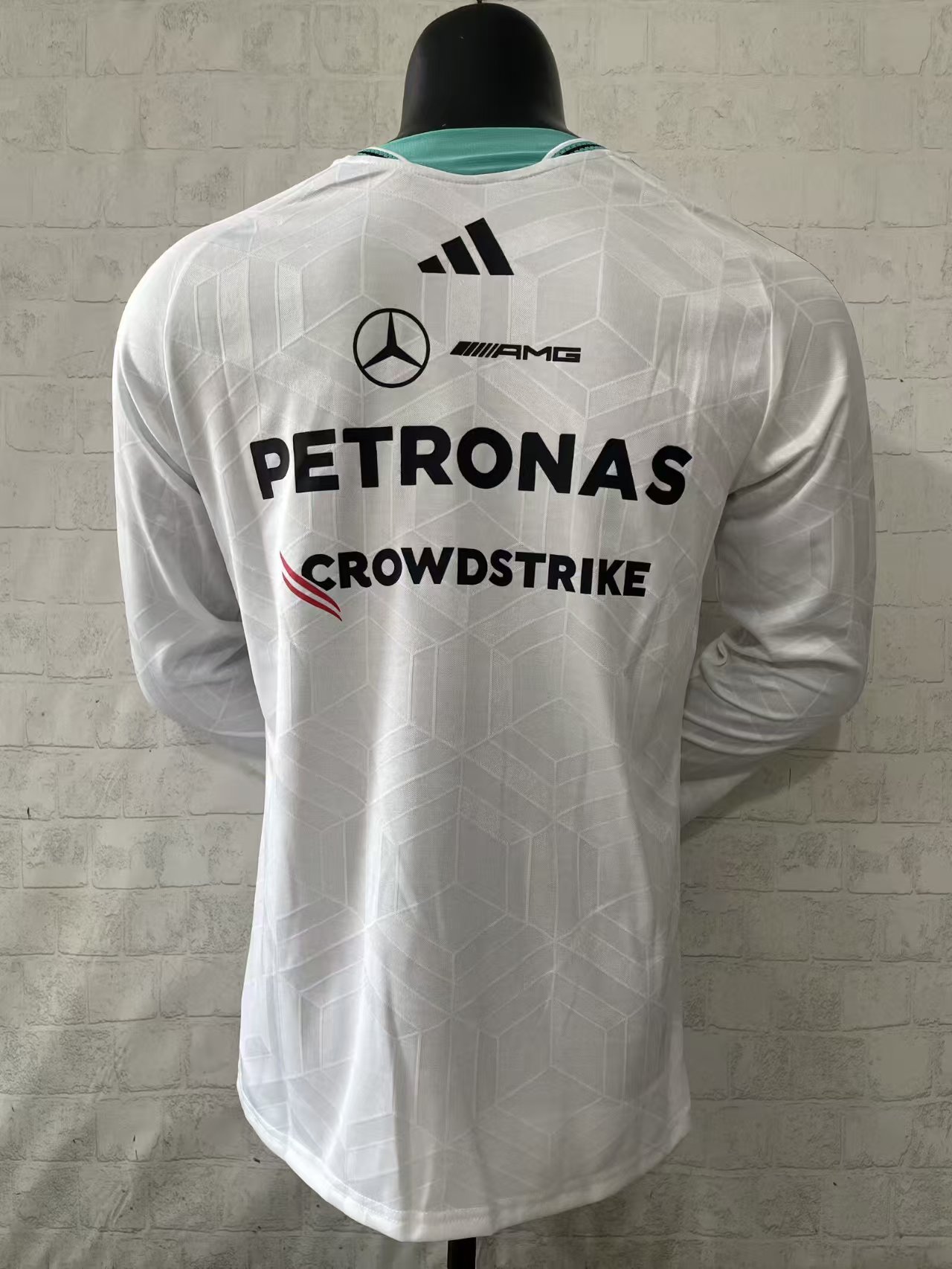 2026 F1 Mercedes White Long Sleeves S-3XL
