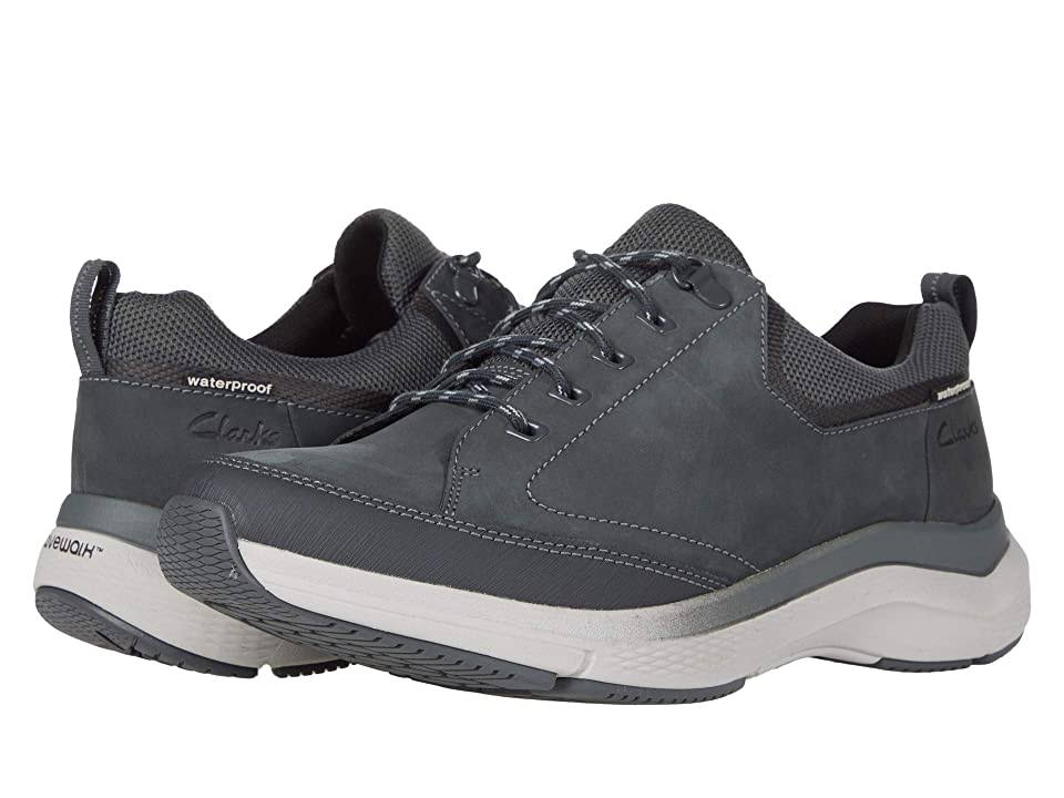 Mens Dark Grey Nubuck Clarks Wave 2.0 Vibe Size 10.5