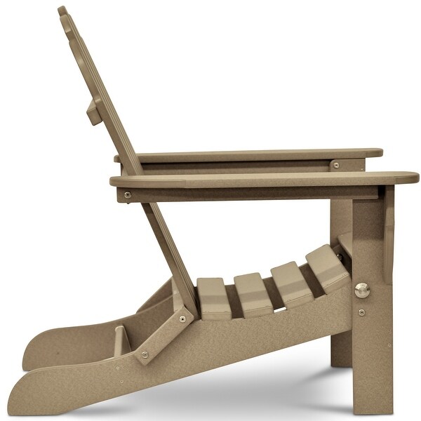 Nelson Recycled Plastic Folding Adirondack Chair by Havenside Home