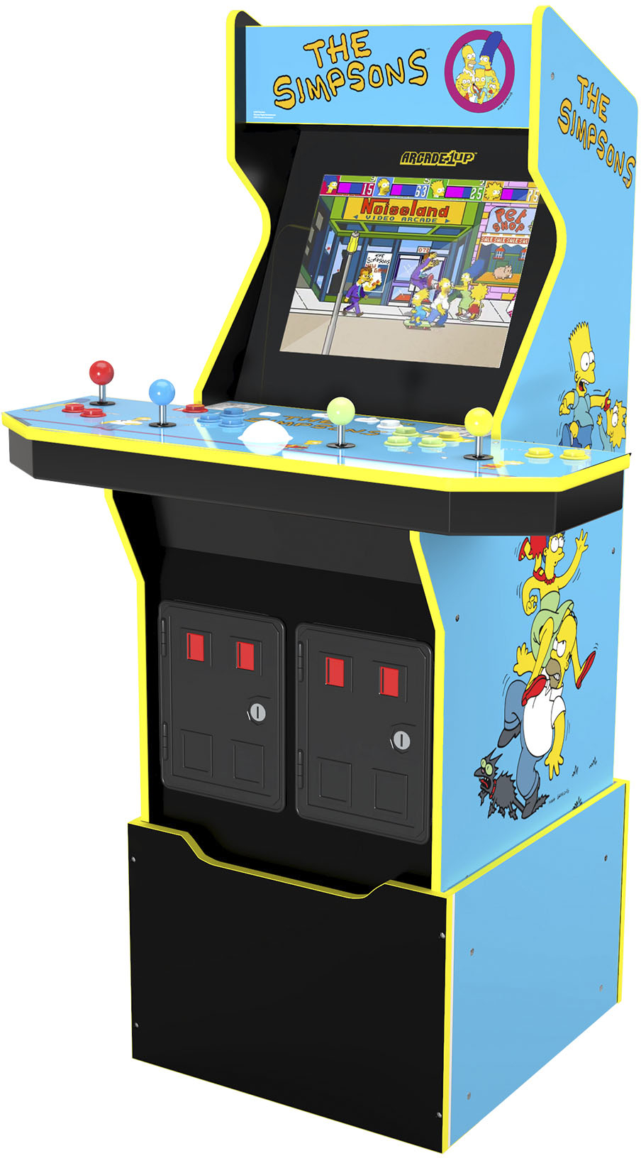 Arcade1Up - The Simpsons 30th Edition Arcade with Stool and Tin - Multi