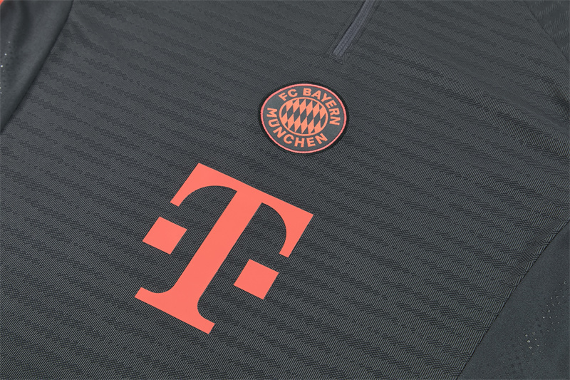 Adult/ Kids Bayern München Half Zipper Training Suit - Gray