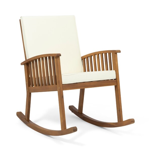 Casa Acacia Wood Rocking Chairs (Set of 2) by Christopher Knight Home