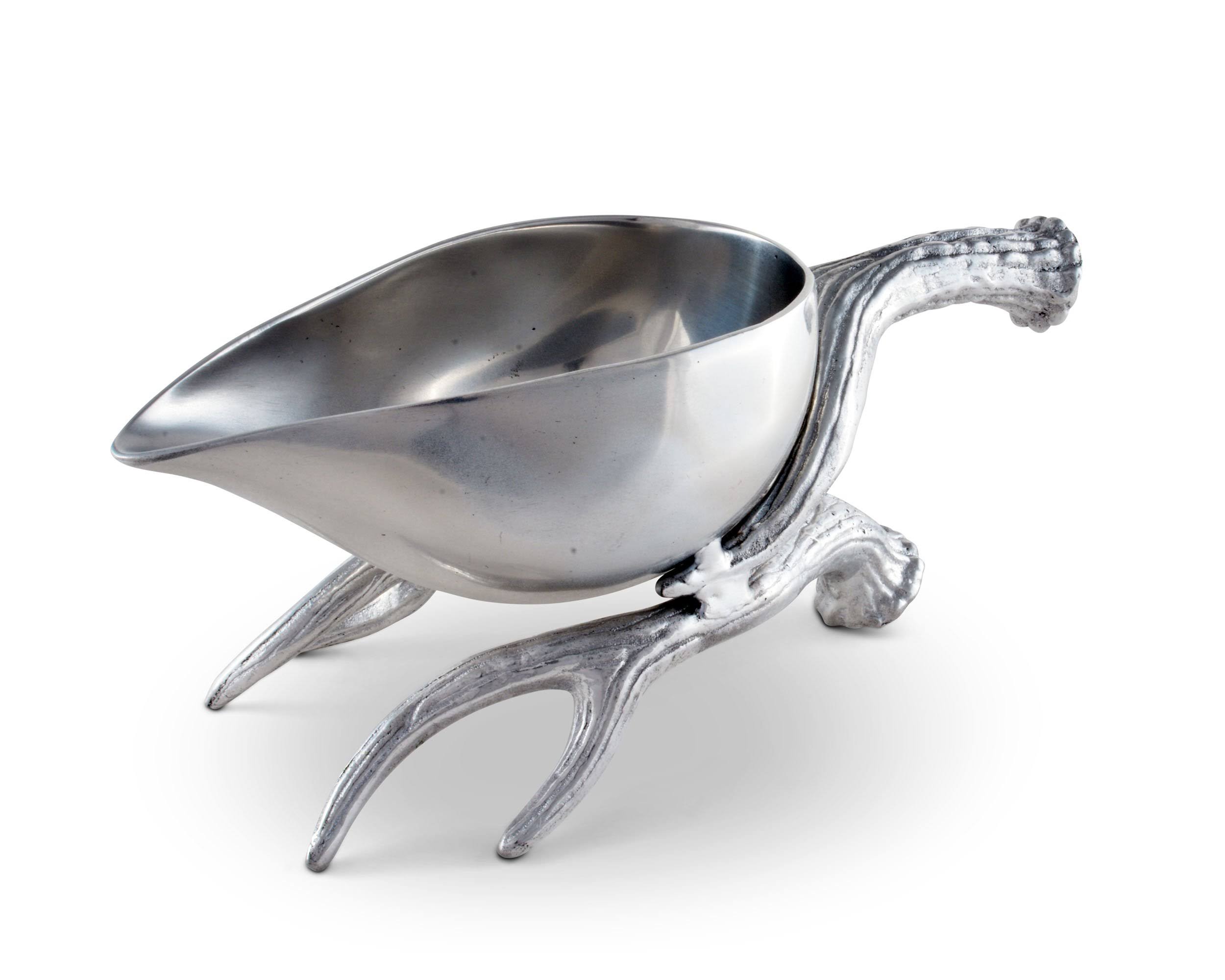Arthur Court Designs Antler Gravy Boat