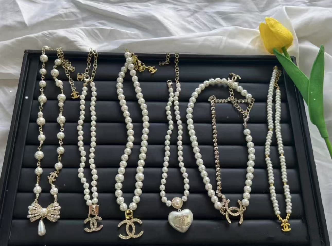 Chanel Pearl necklace collection - cnluxepick