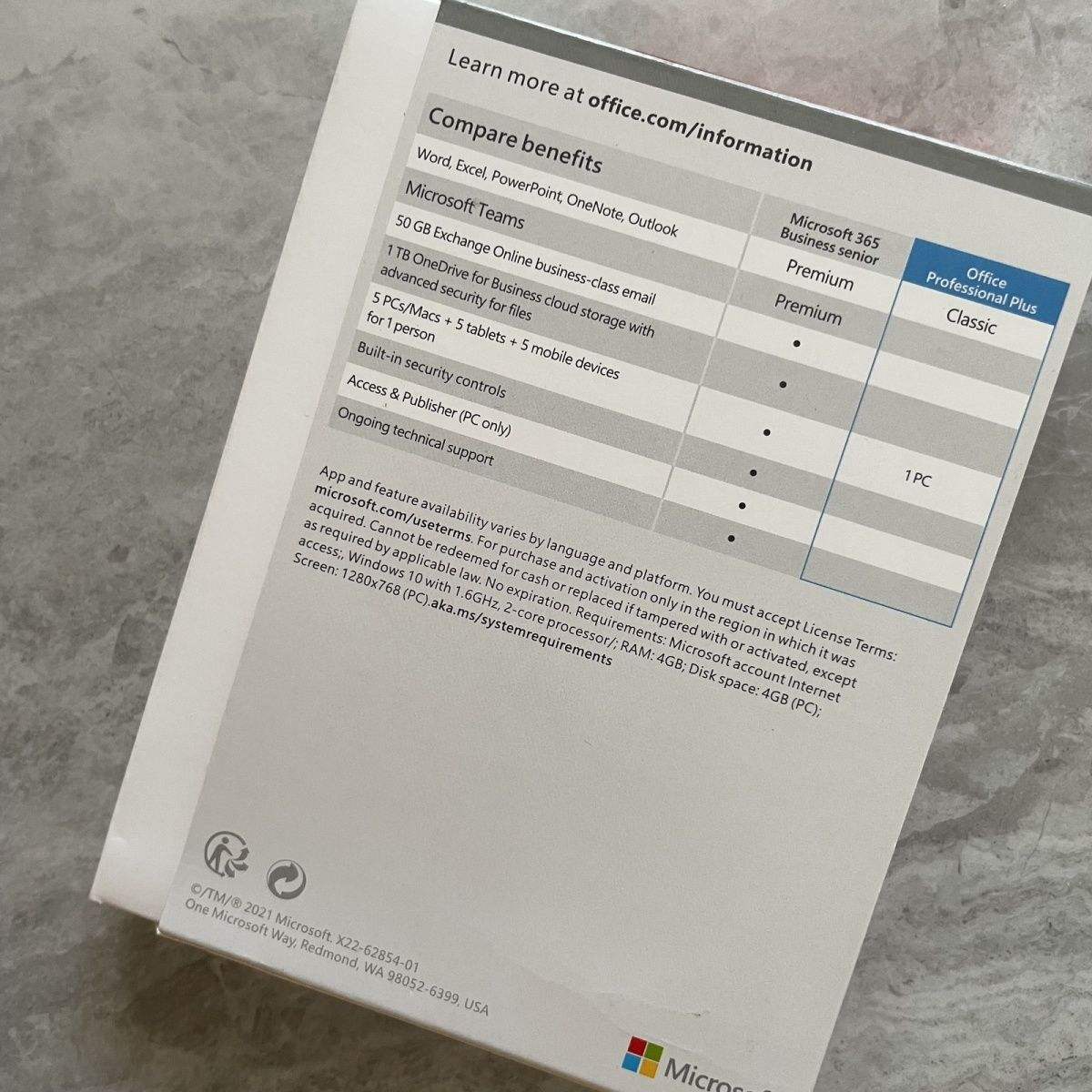 Office 2021 Professional bind Box