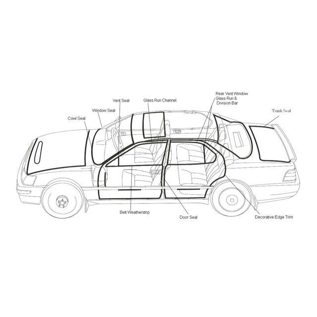 Fairchild Weatherstrip Kit For 82-88 Olds Cutlass 82-87 Regal 84-87 Grand National Kg2109