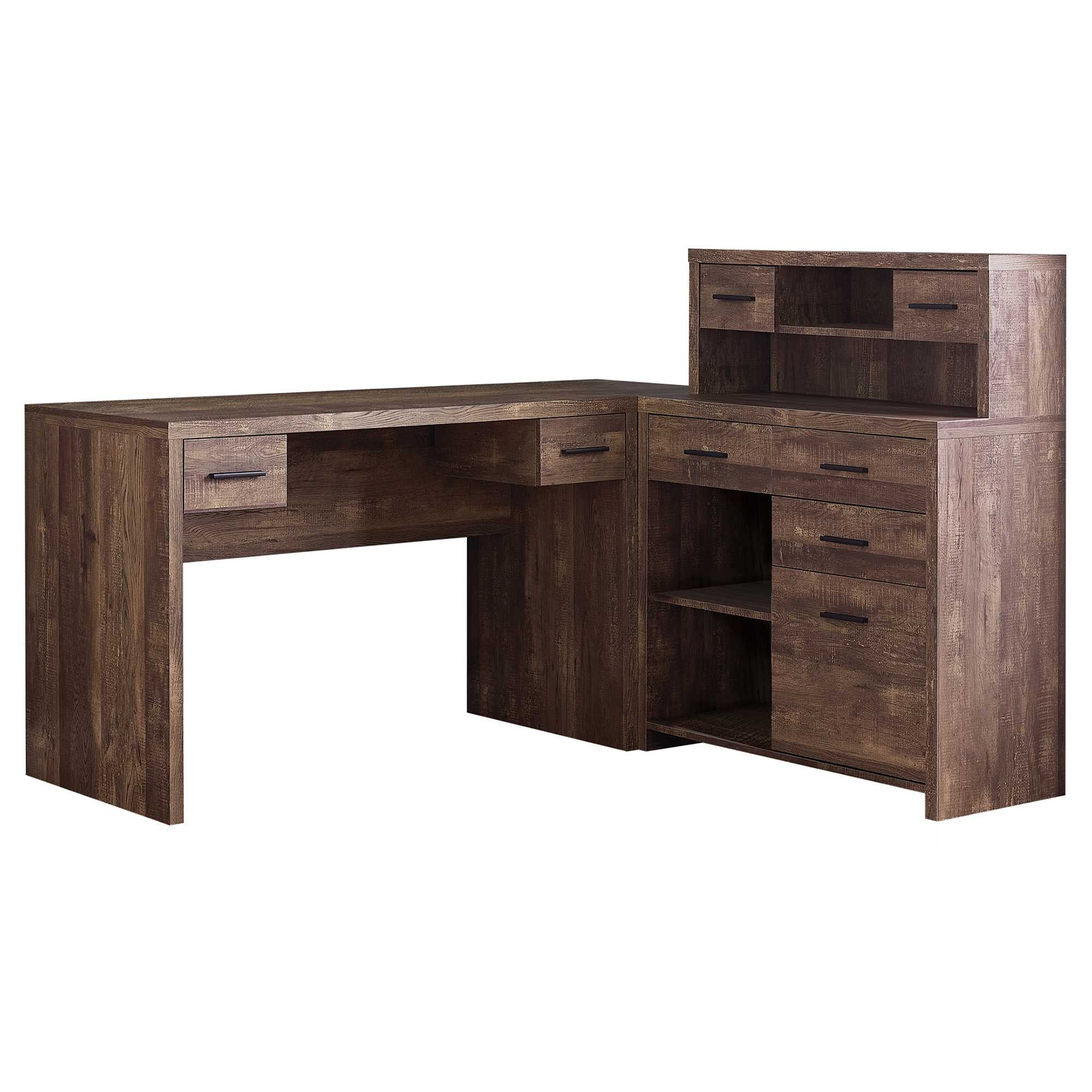 HomeRoots 333525 44.75 in. Reclaimed Wood Particle Board, Laminate & MDF Computer Desk