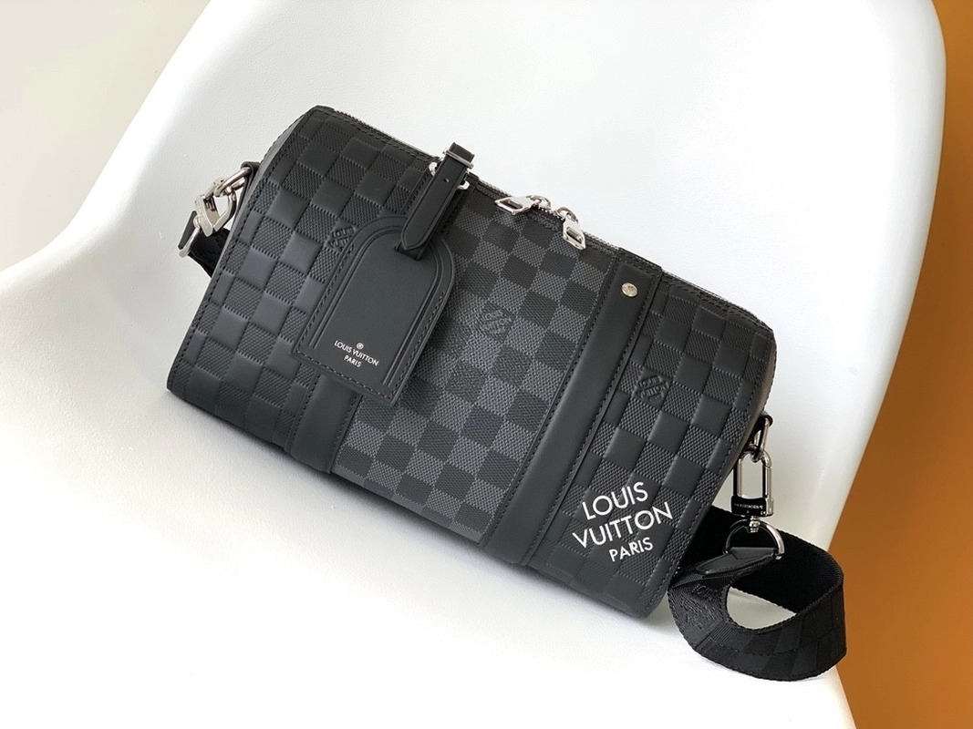 Louis Vuitton Keepall 50 Black Graphite N40443