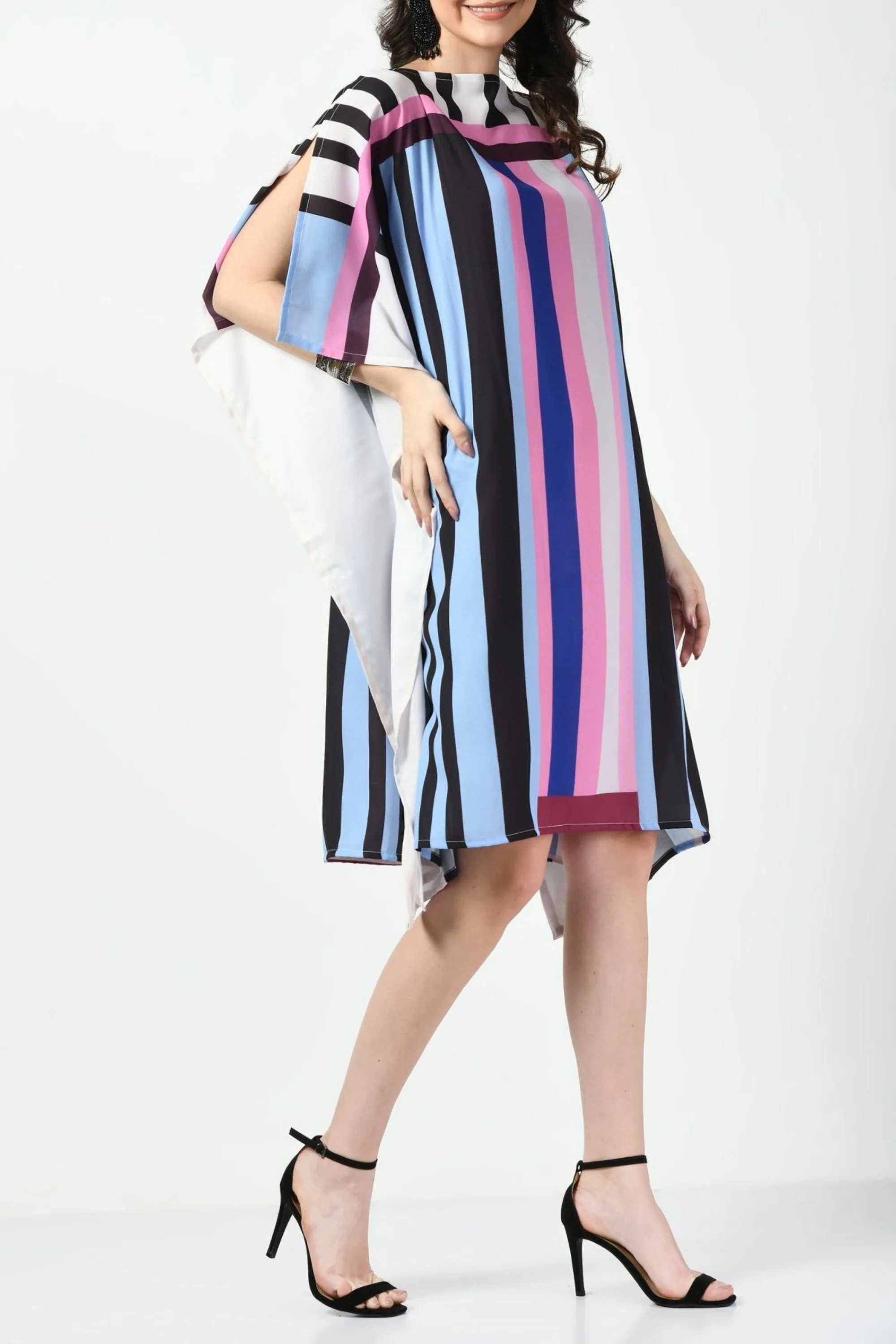 Striped Bliss Kaftan Dress