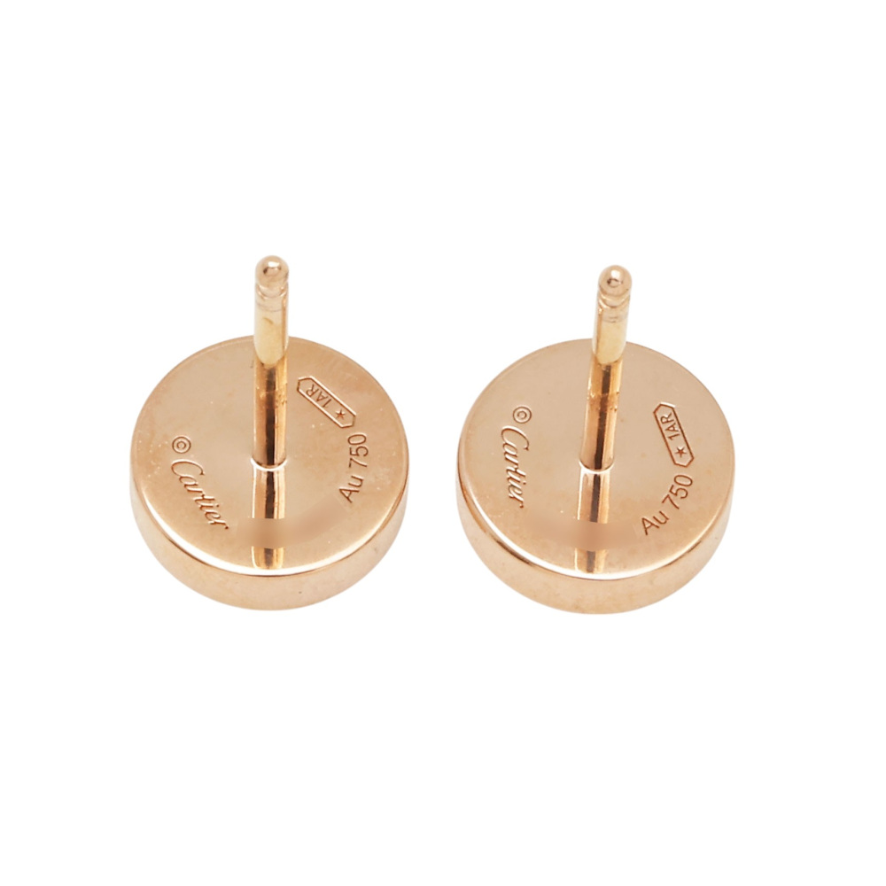 Cartier Love Earrings 18K Rose Gold B8301254