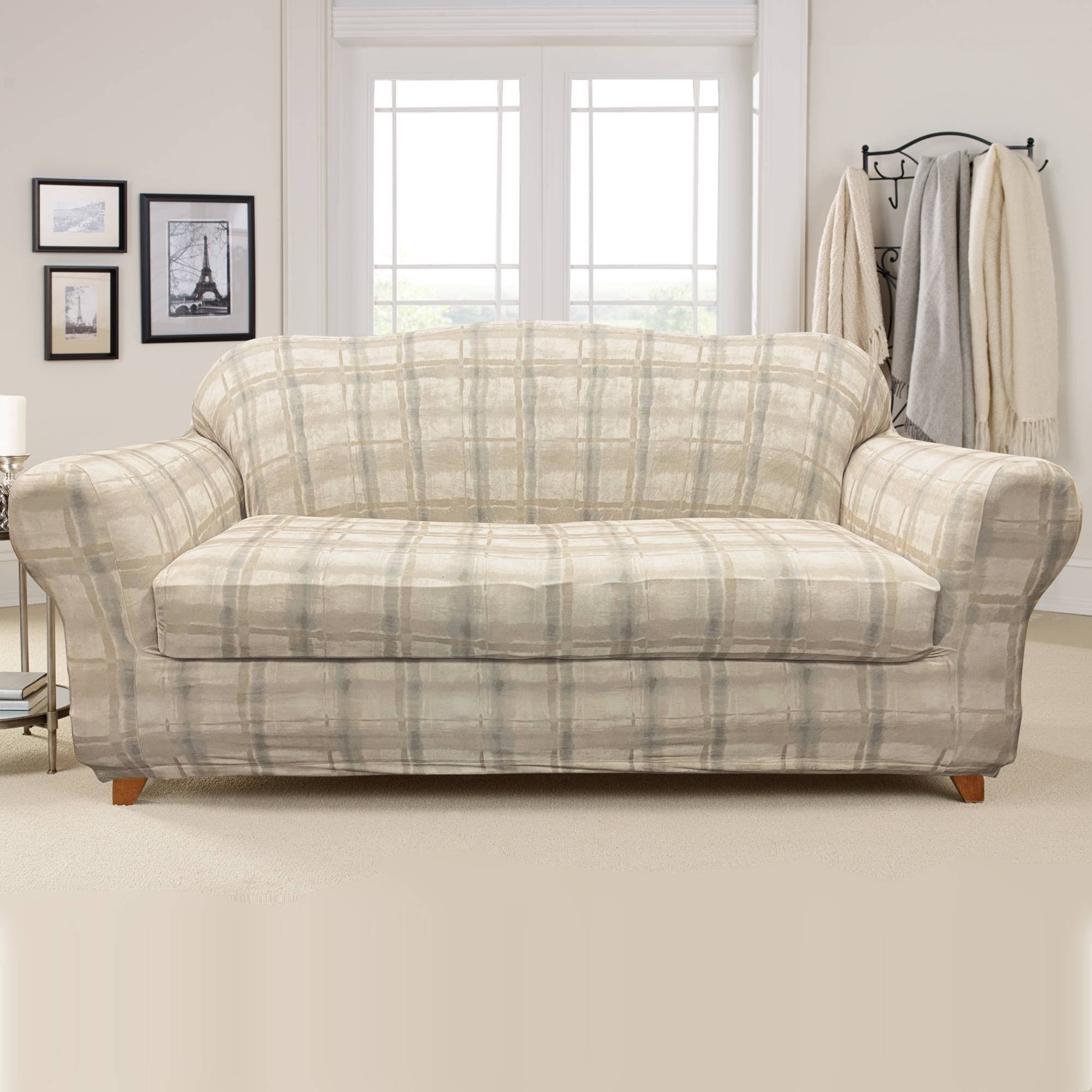 2pc Stretch Arno Sofa Slipcovers ?Sure Fit
