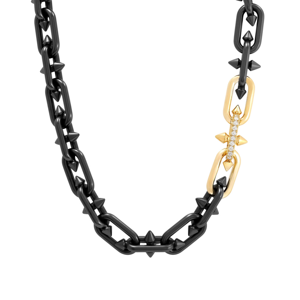 Tiffany & Co. Titan By Pharrell Williams Necklace 18K Yellow Gold Diamond 73467586