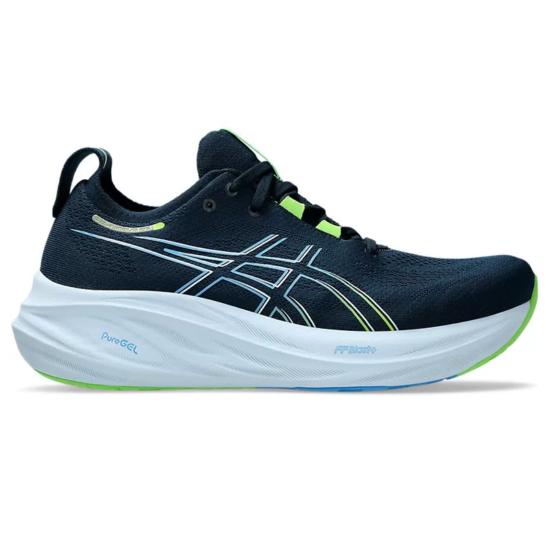 ASICS Gel Nimbus 26 French Blue/Electric Lime 1011B794-400