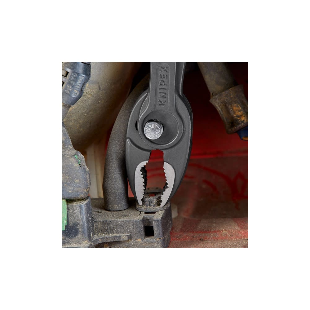 Knipex 8 In. TwinGrip Slip Joint Pliers with Dipped Handle