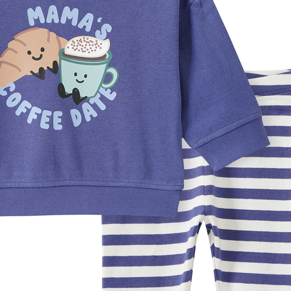 Topomini Newborn Set mit Frühstücks-Print