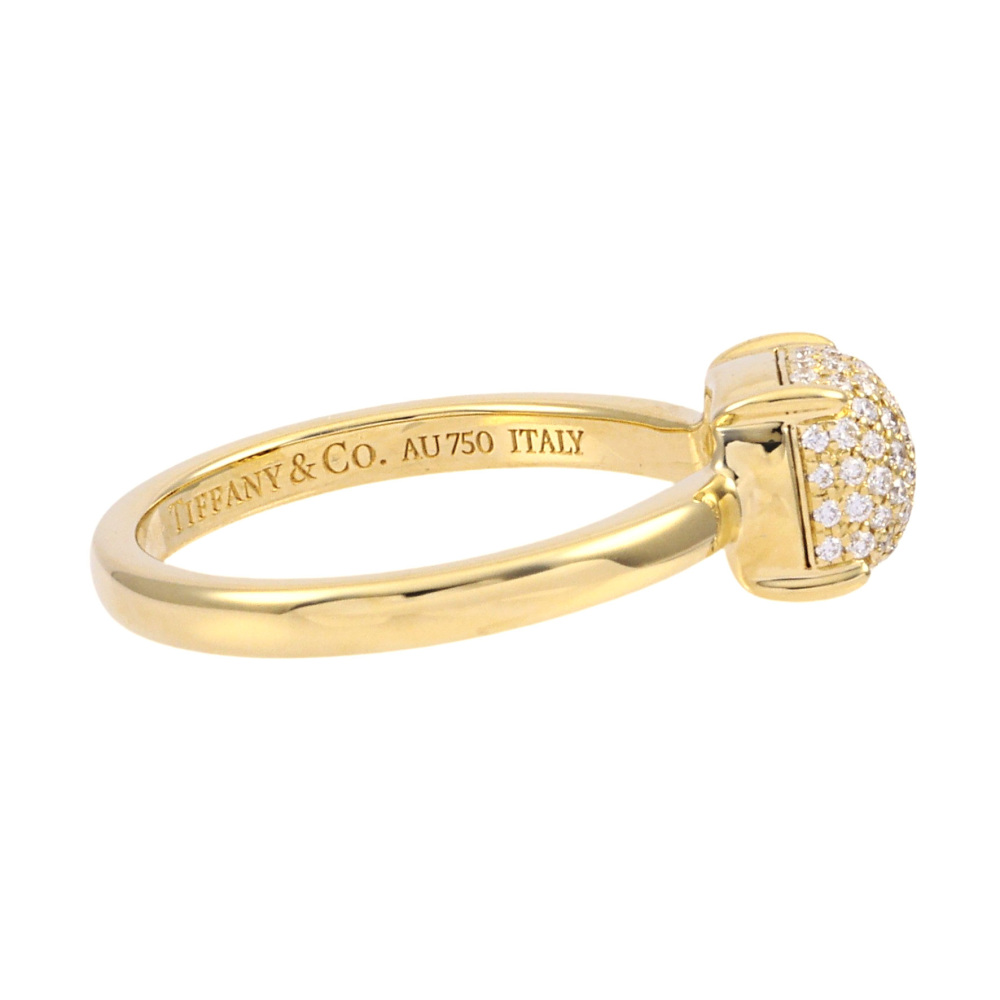 Tiffany & Co. Sugar Stack Paloma Picasso Diamond Ring 18K Yellow Gold