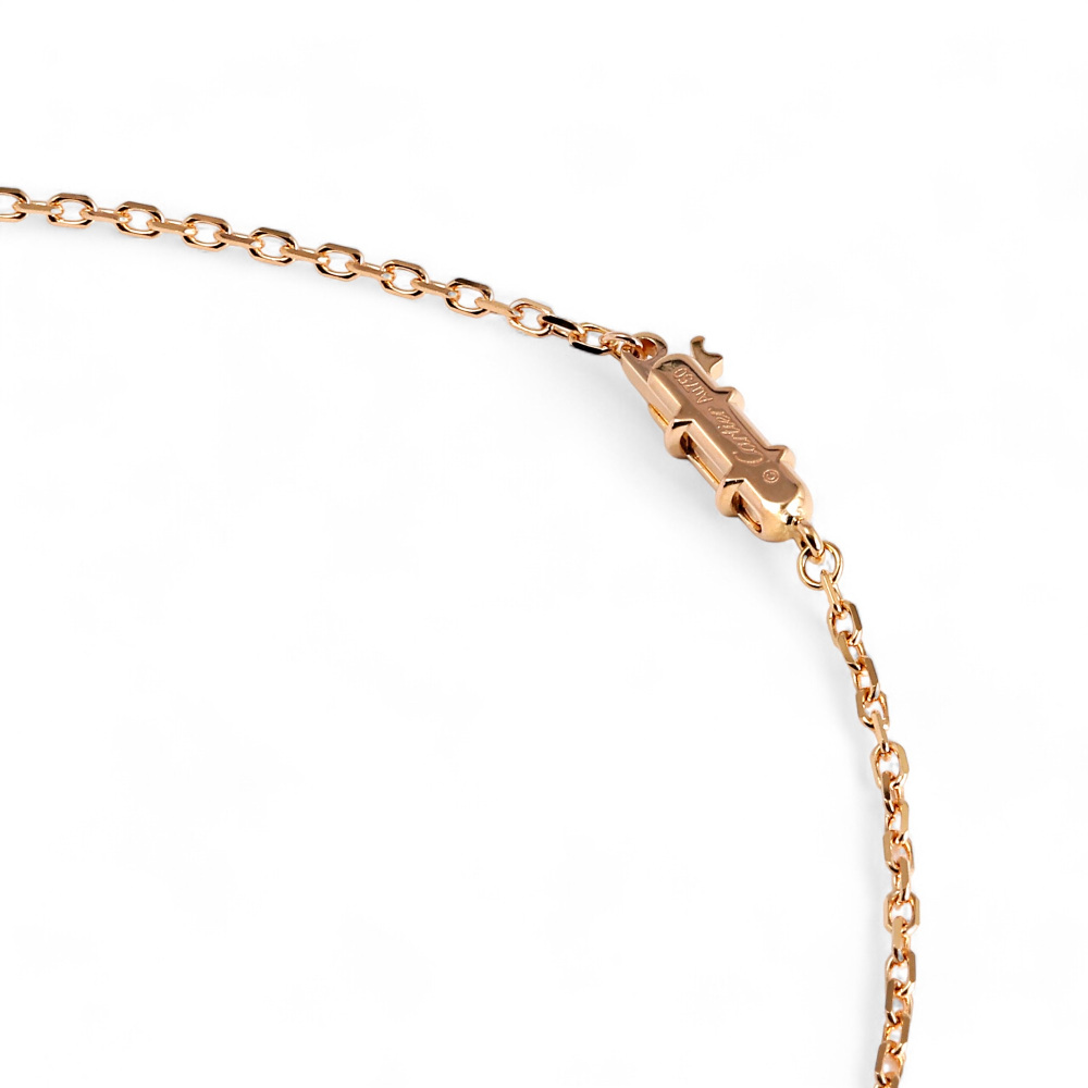 Cartier Agraf Necklace 18K Rose Gold Diamond N7424320
