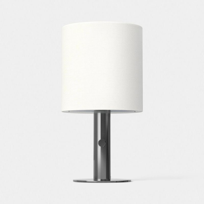 Mini Stick Lamp with Knob Chrome