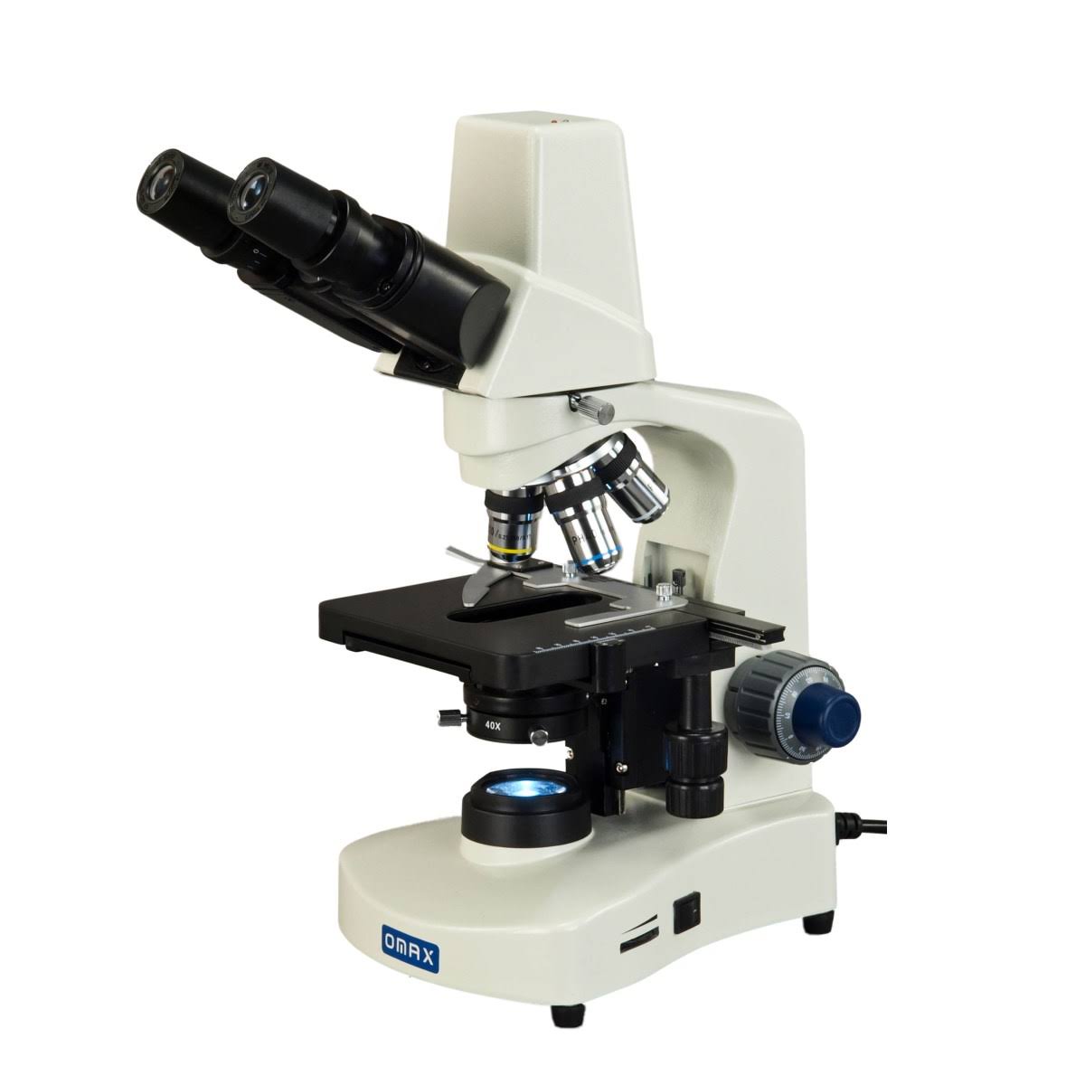 OMAX 40X-2000X Built-in 3MP Camera Binocular Compound Siedentopf LED Microscope with Phase Contrast Kit
