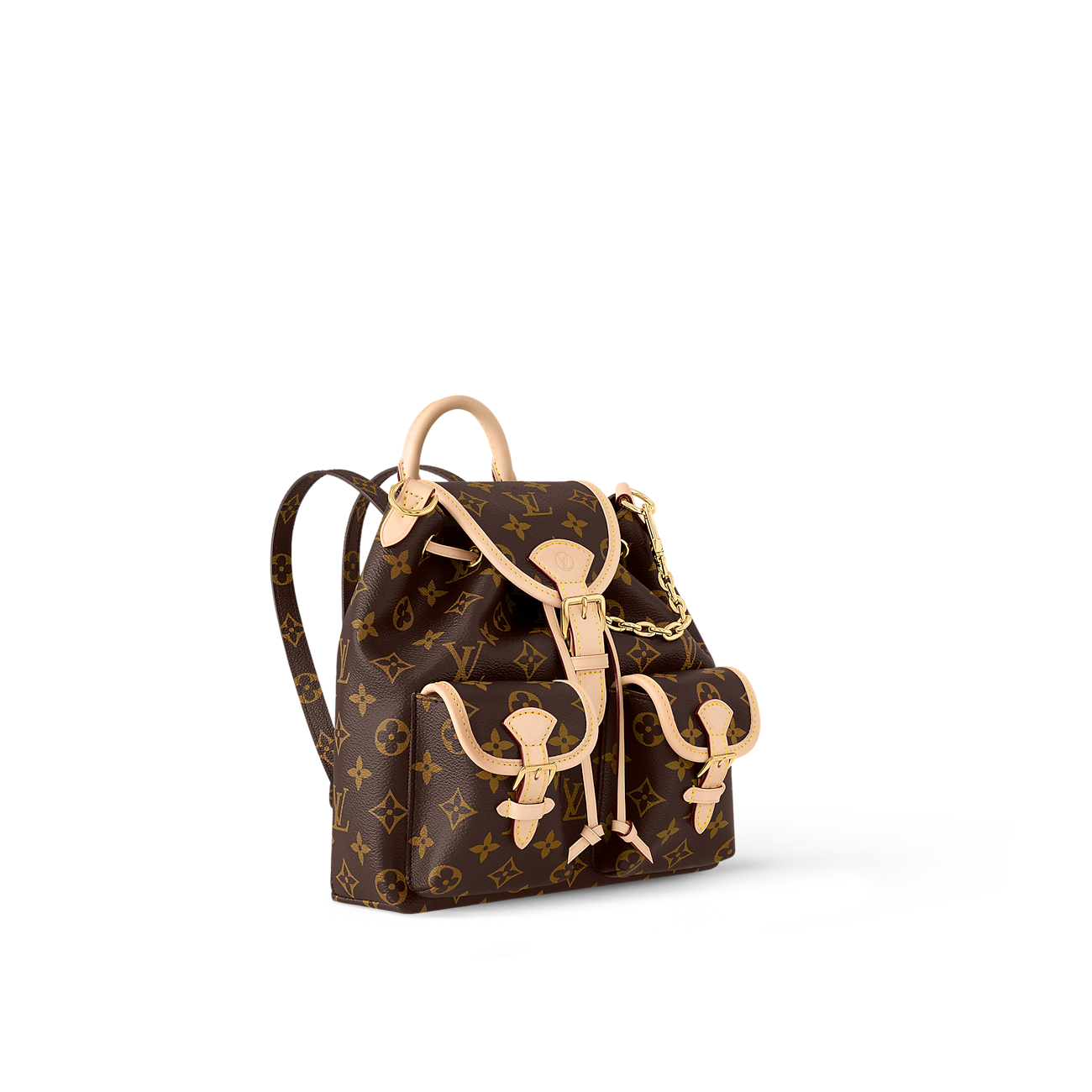 Louis Vuitton Excursion Monogram Backpack Brown 23Cm M46932