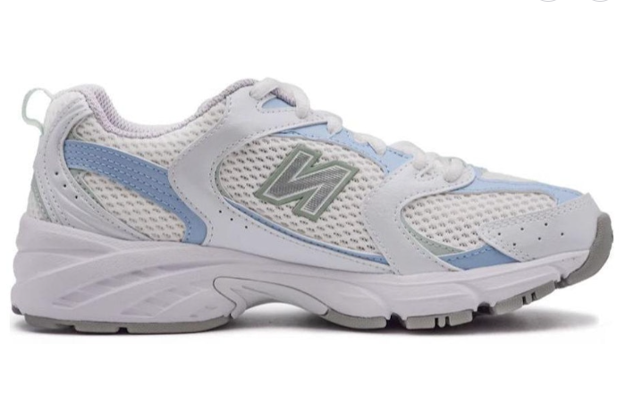 New Balance 530 White Light Chrome Blue MR530PC Casual Running Shoes