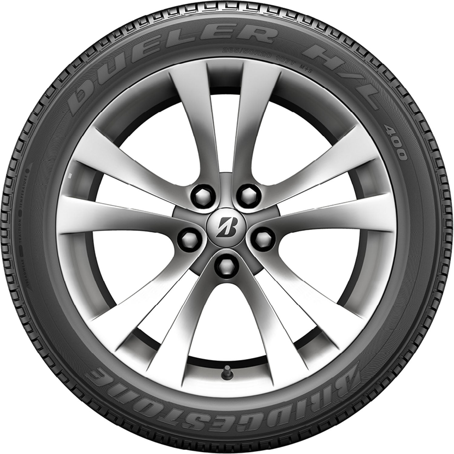 Bridgestone Dueler H/L 400 All Season 265/50R20 107T Passenger Tire