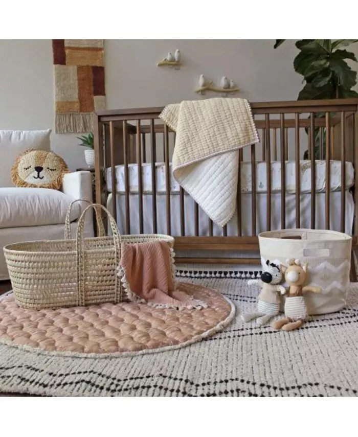 Crane Baby Baby Boys or Baby Girls Kendi Quilted Playmat Safari