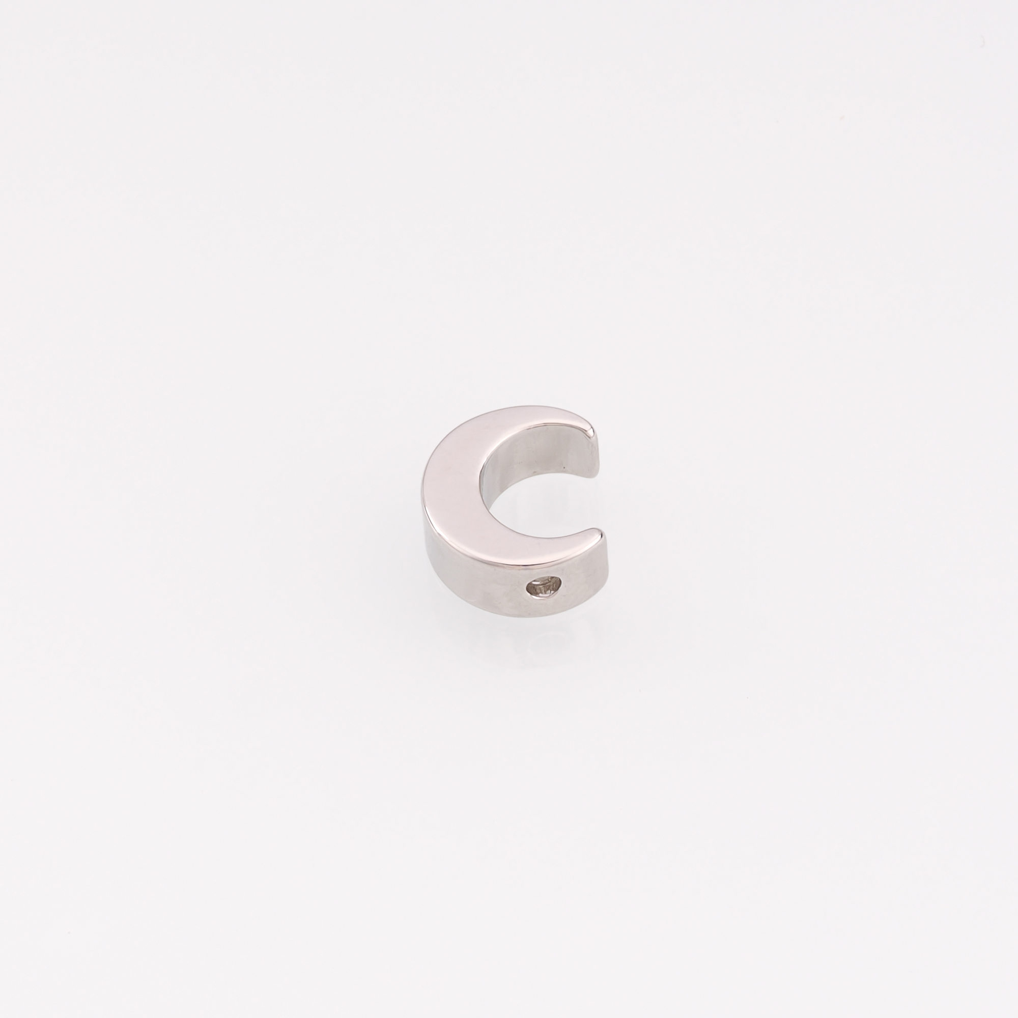 18K Gold Filled Moon Spacer Beads,Celestial Charm,Moon Bead for Bracelet Jewelry Necklace Making Supply
