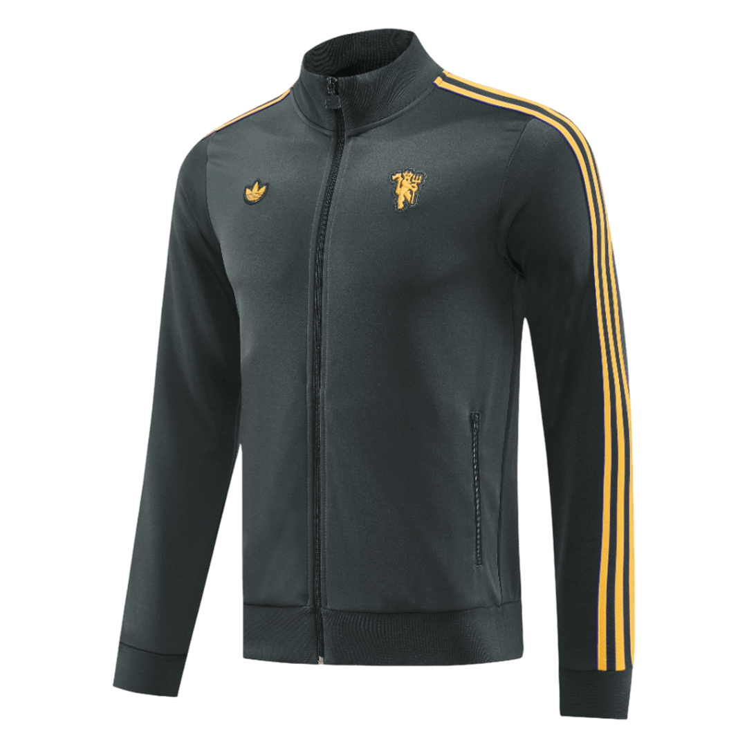 Manchester United Jacket Tracksuit 2025/26 Black