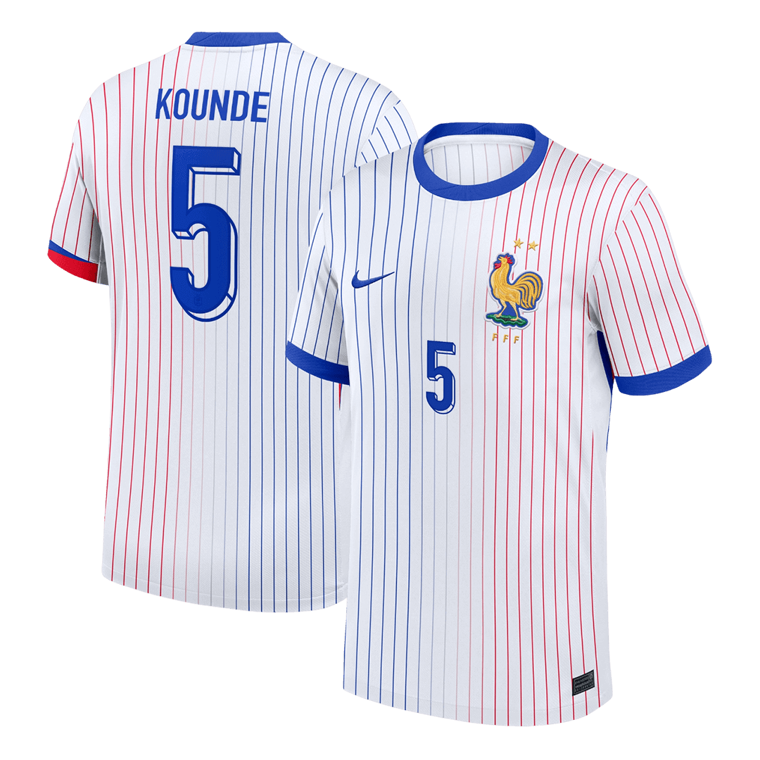 KOUNDE #5 France Away Soccer Jersey