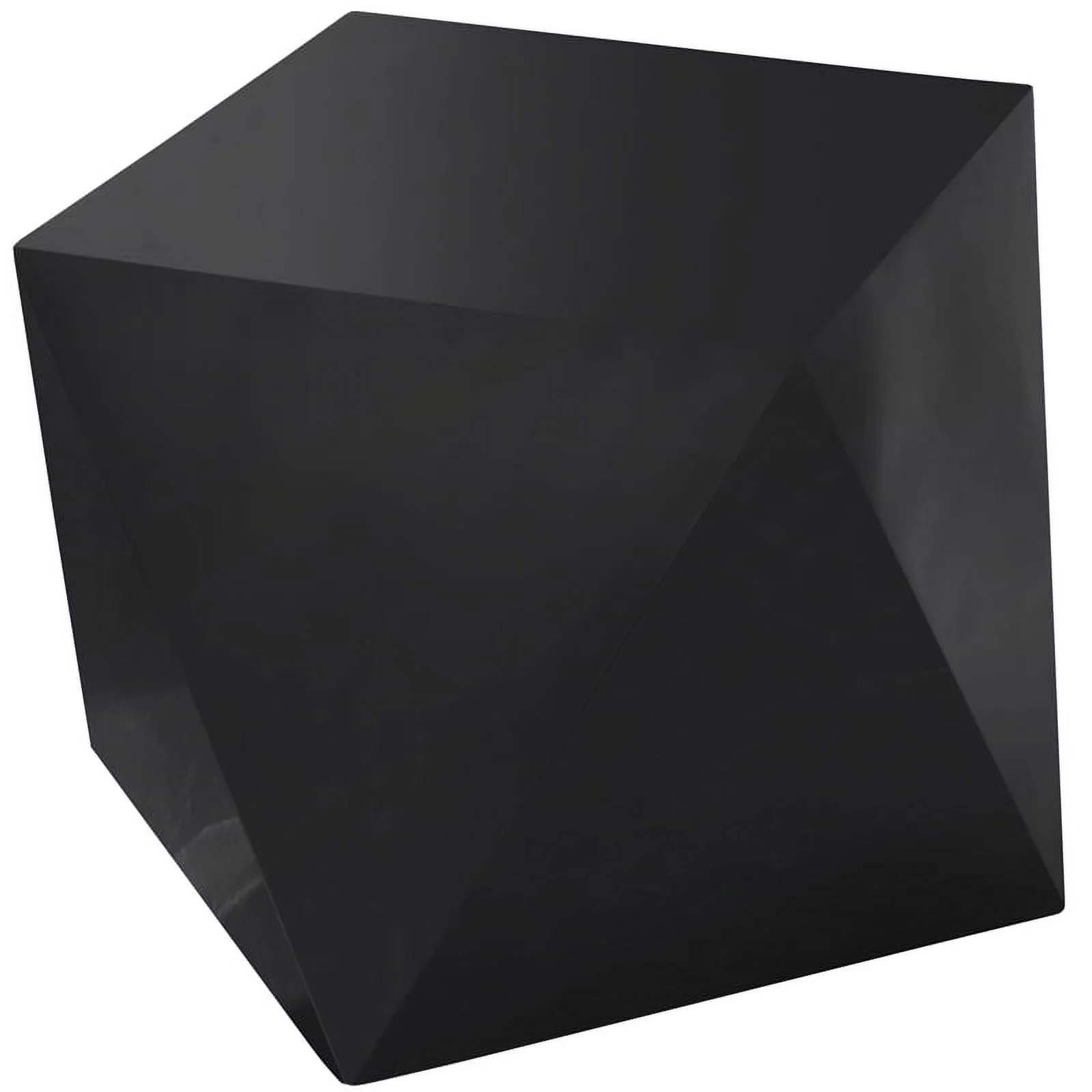 Home Square Furniture Diamond Shaped Steel End Table - Set of 2