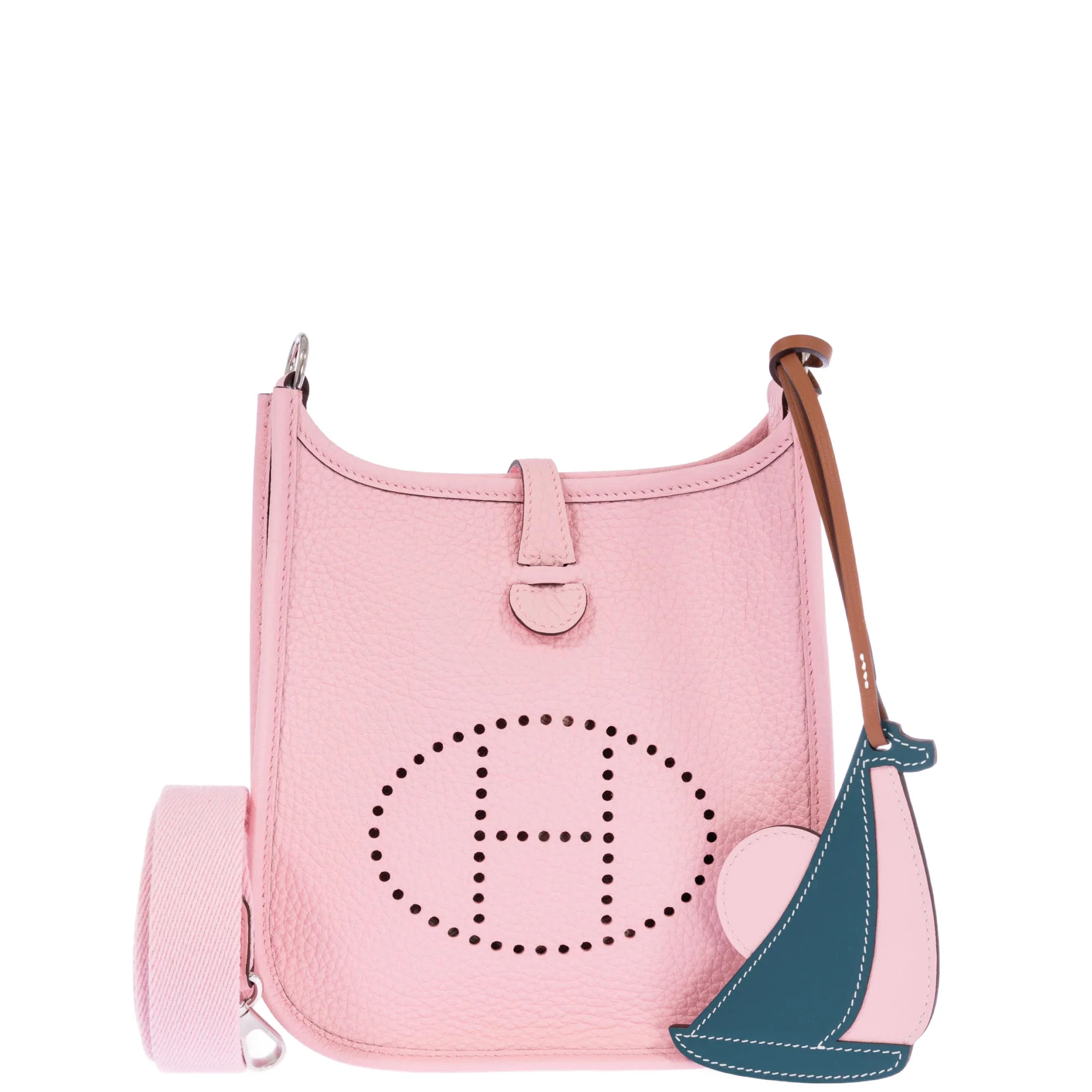 Hermès Evelyne 16 TPM Rose Sakura Clemence Palladium Hardware