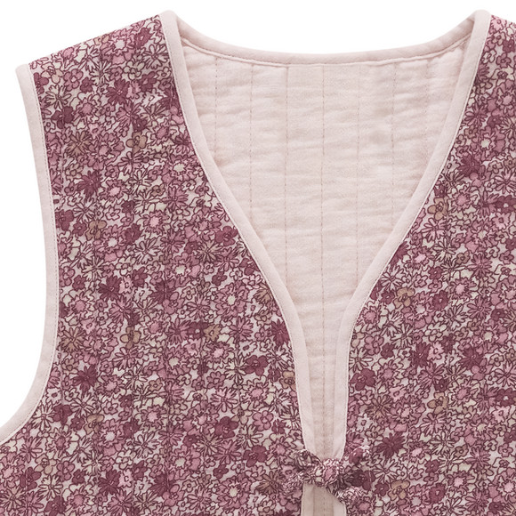 Topolino Pure Collection Mädchen Musselin-Weste mit Blümchen