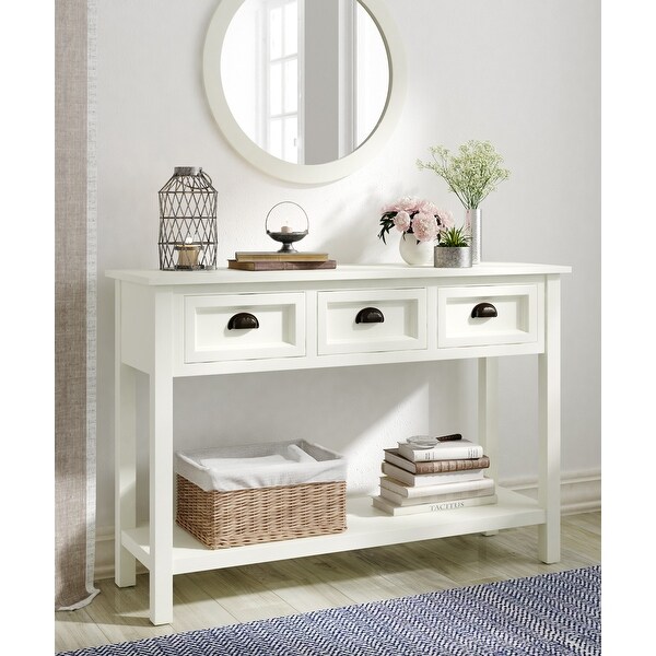 Finch Lockwood Console Table,White