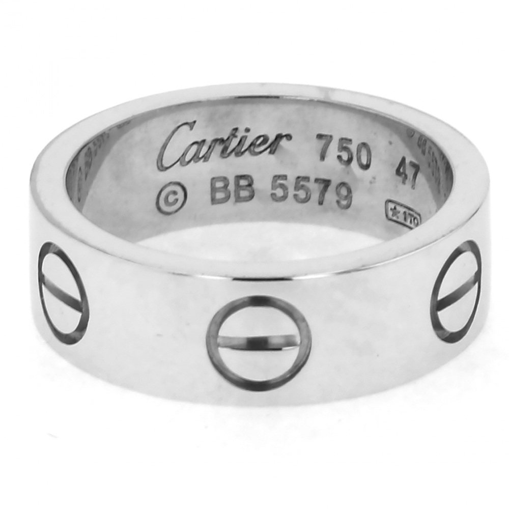 Cartier Love #47 Ring 18K White Gold
