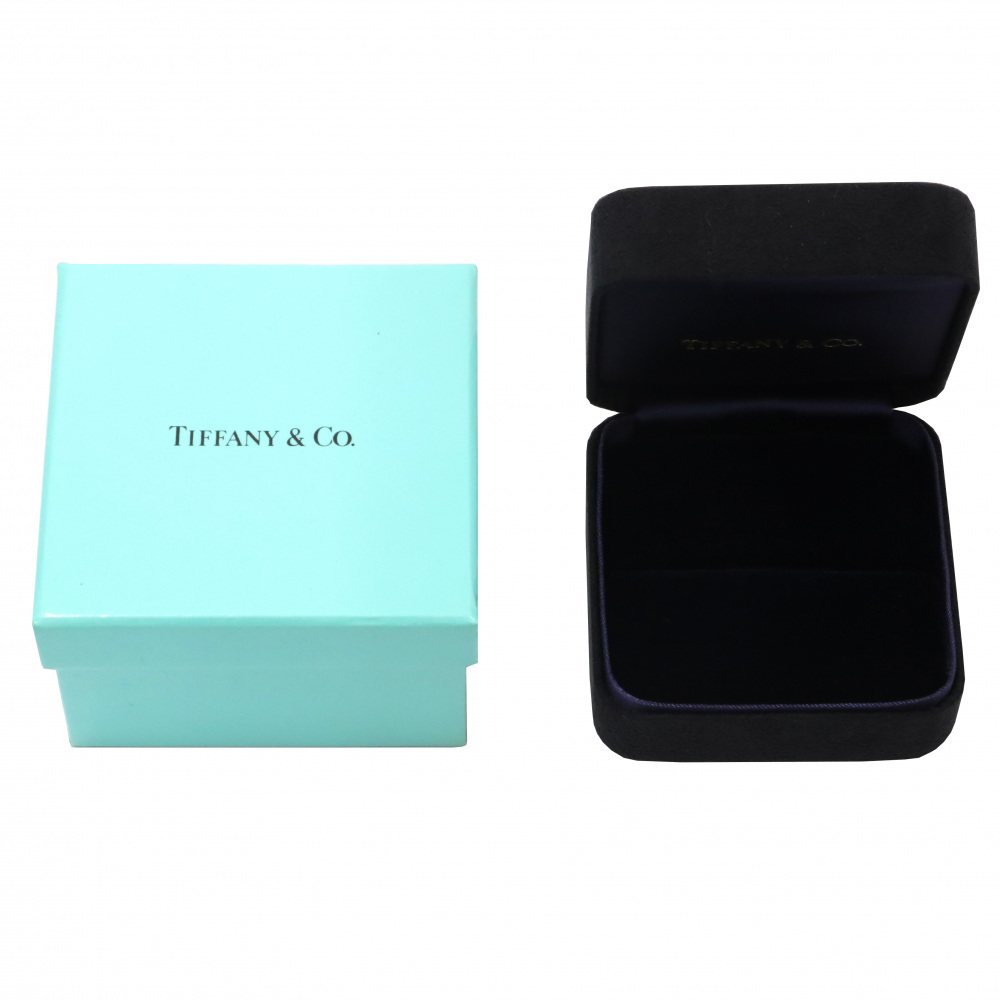 Tiffany & Co. Tiffany Curved Band #17 PT950 Ring Platinum