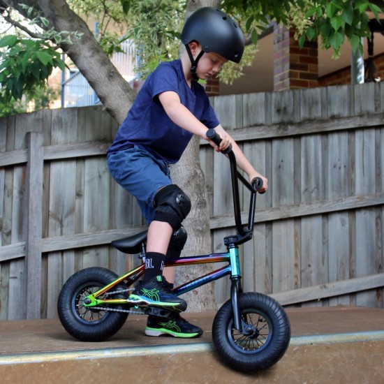 Ambush Mini Stunt Freestyle Bike, Jet Fuelled Neo