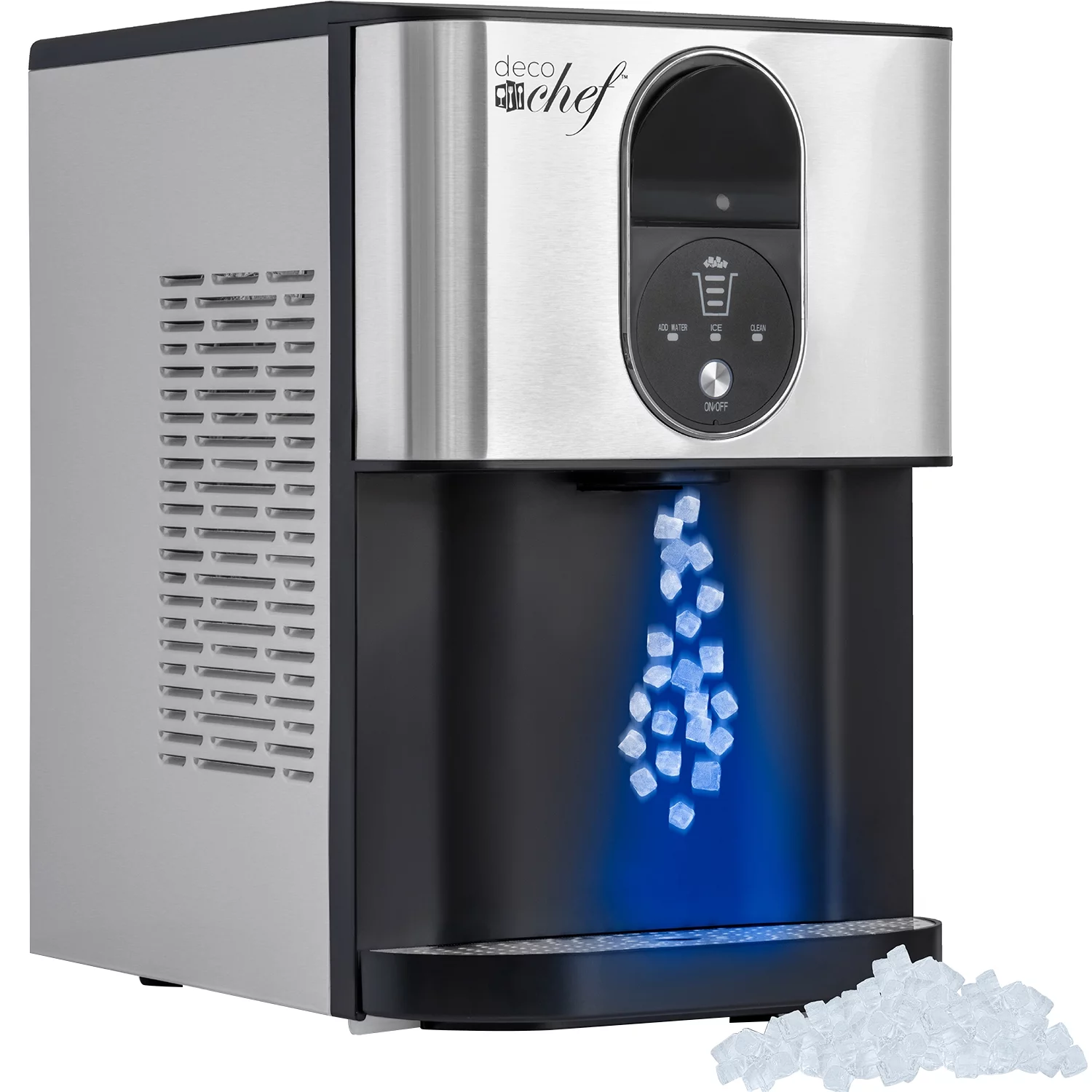 Deco Chef Self-Dispensing Nugget Ice Maker Countertop, 44LB Automatic