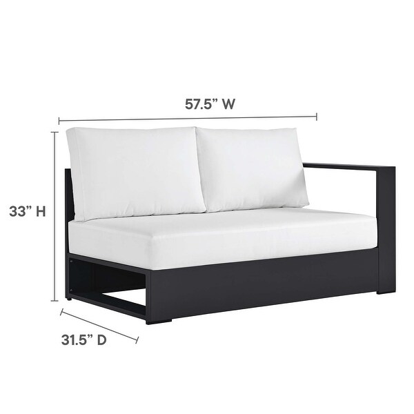 Tahoe Patio Aluminum Modular RightFacing Loveseat