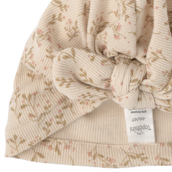 Topomini Baby Mütze mit Rippstruktur