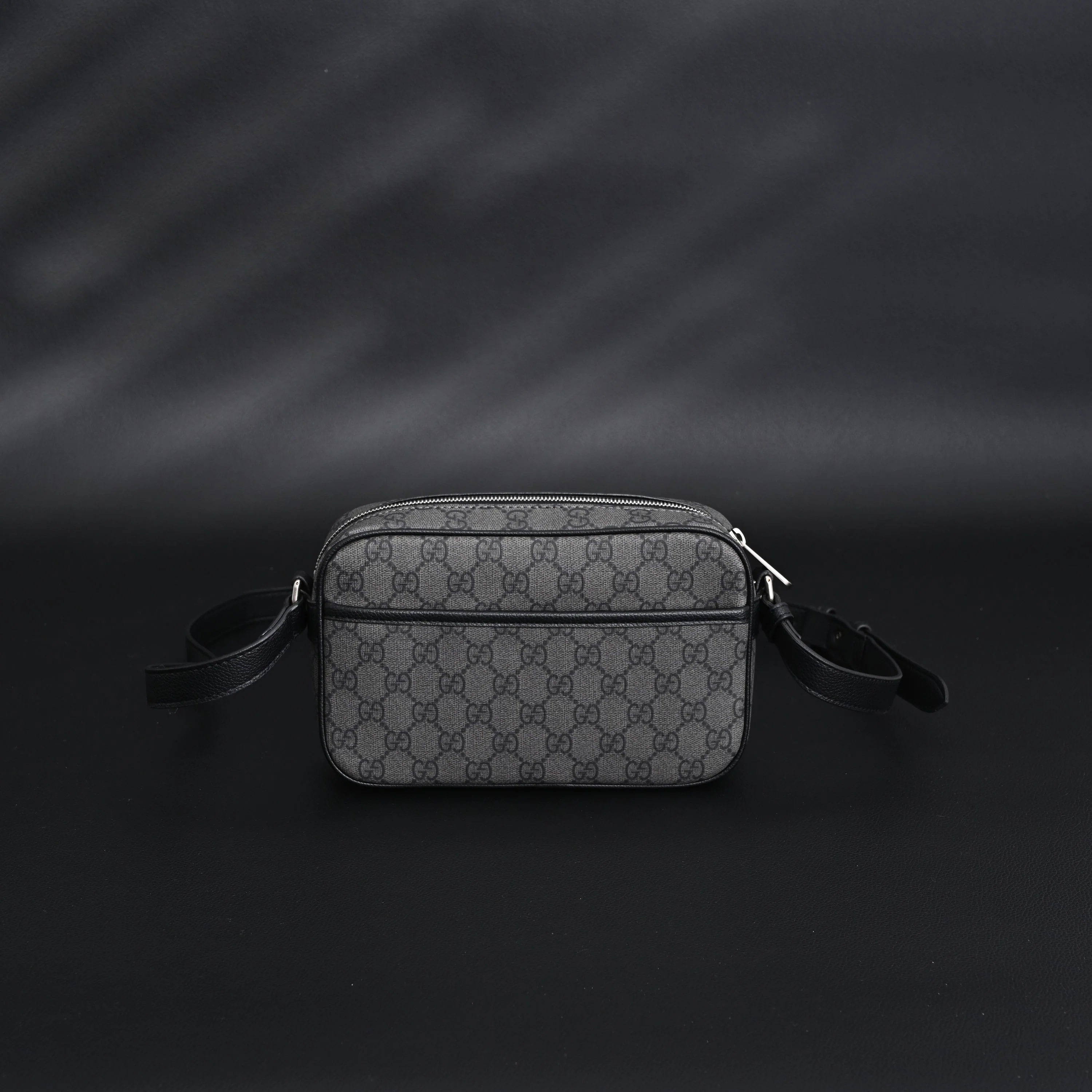 Gucci Ophidia GG Supreme Belt Bag – Black/Grey Monogram