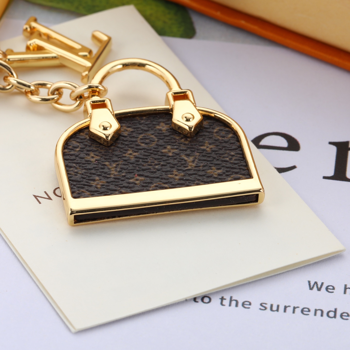 LV monogram shell bag keychain - cnluxepick