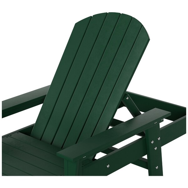 Polytrends Altura Poly EcoFriendly All Weather Reclining Chaise Lounge with Arms