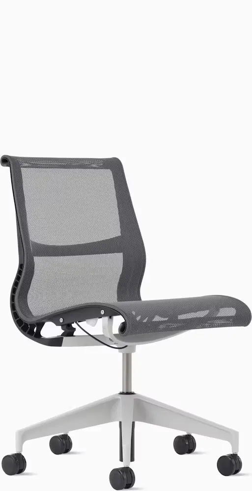 Setu Armless Ergonomic Office Chair