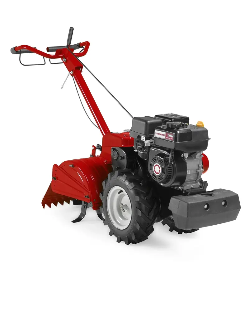 Rear-Tine Garden Tiller – 208cc OHV Gas Engine, Dual Rotating Tines (Forward & Counter-Rotating) for Versatile Soil Prep