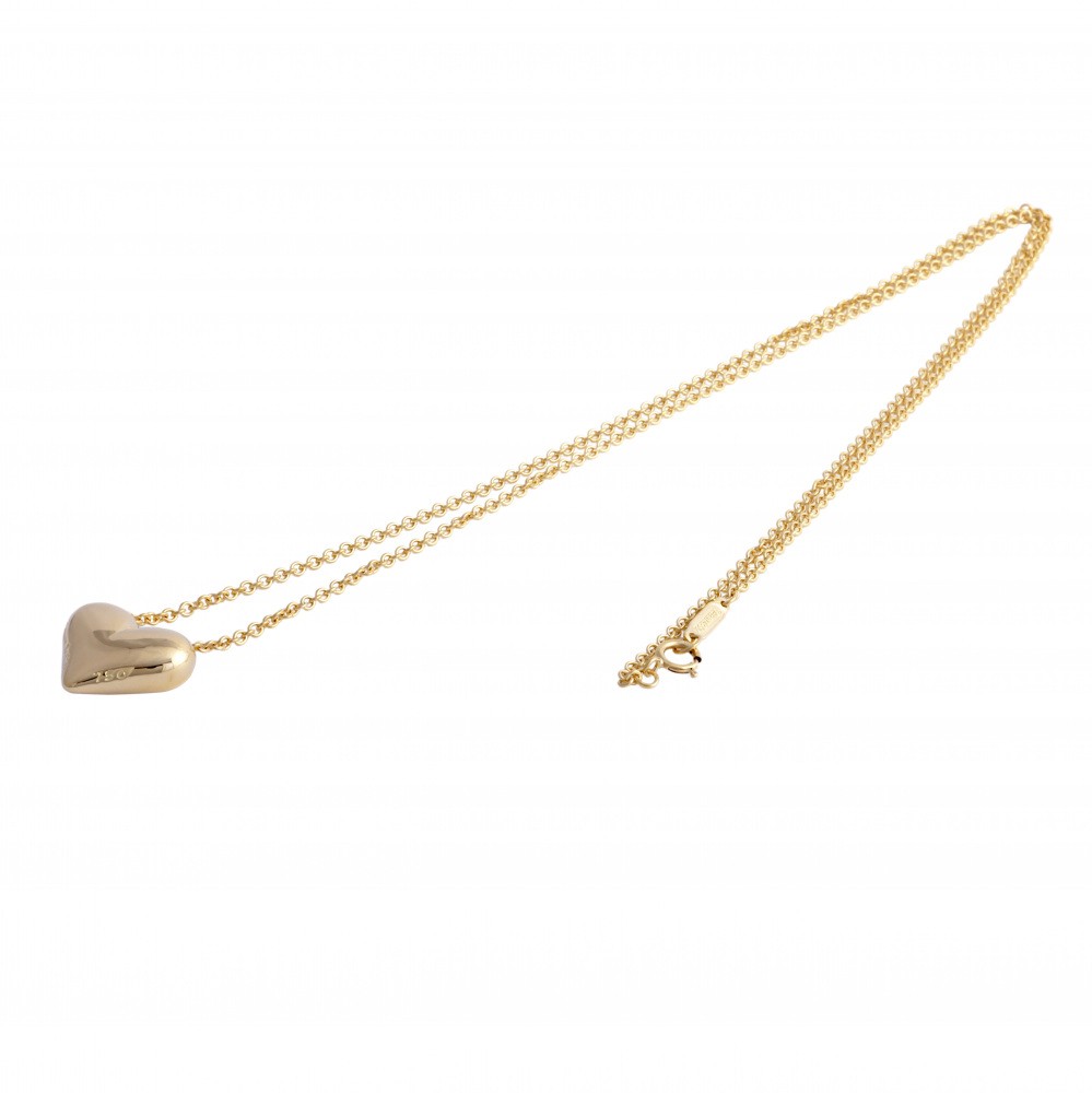 Tiffany & Co. Tiffany Heart Motif K18YG Yellow Gold Necklace
