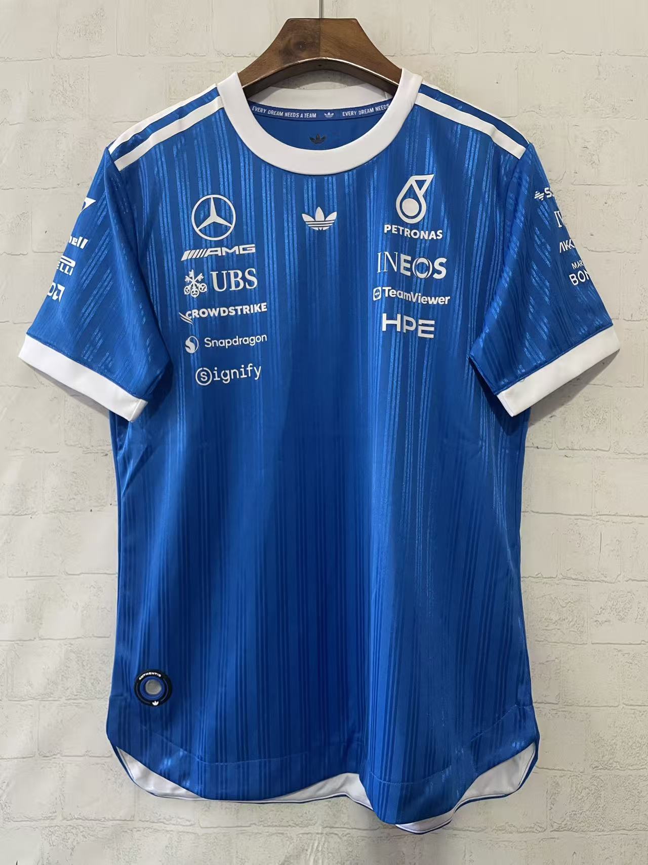 2026 F1 Mercedes Blue S-5XL Player Version