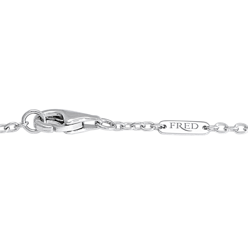 FRED Chance Amphini Necklace 18K White Gold Diamond 7B0224